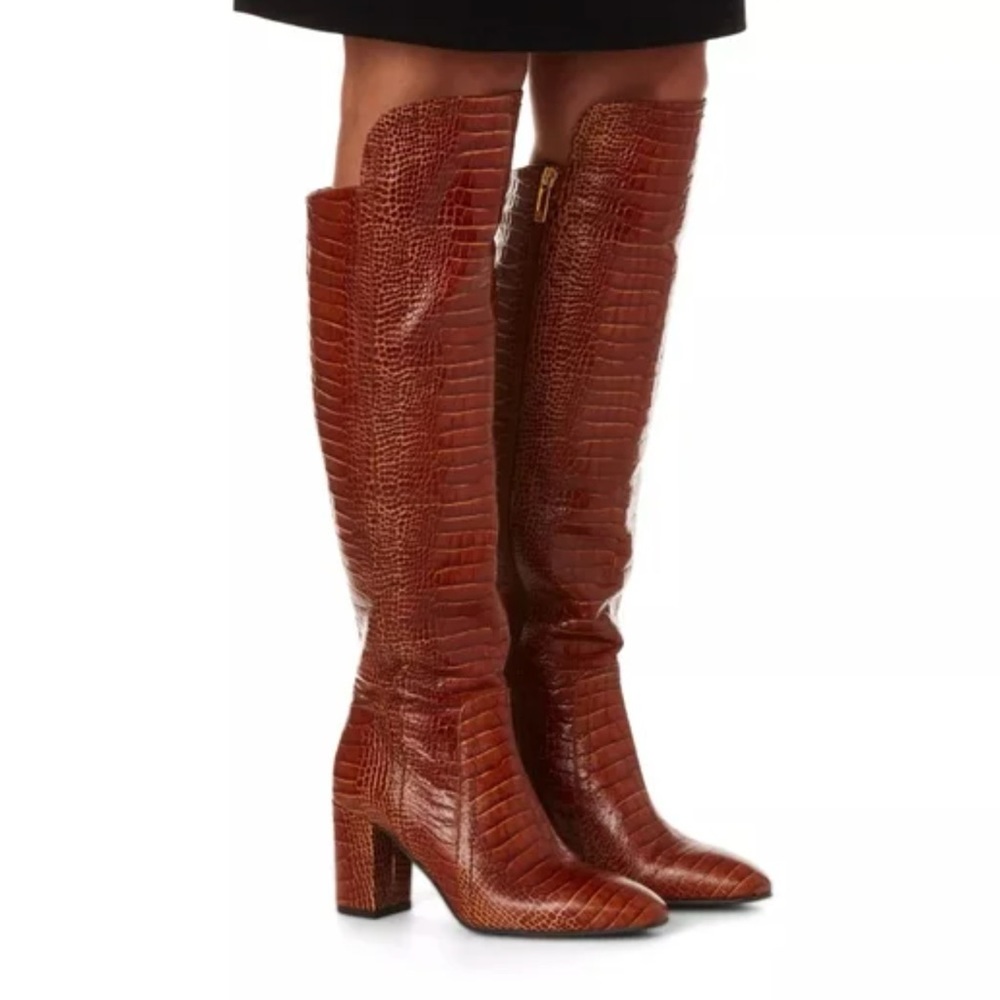 Aquatalia Florina Over The Knee Boot In Brown